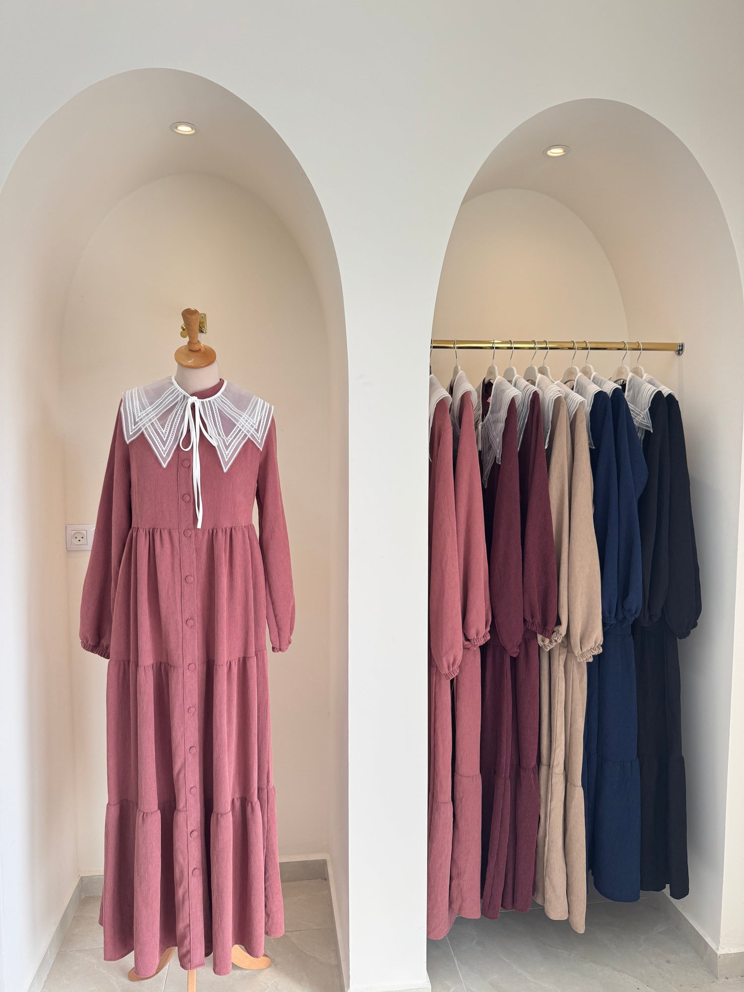 فستان قصته صغيرة من مجموعة moda fatma