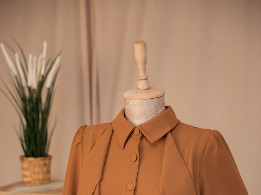 فستان تصميم جديد مع ازرار