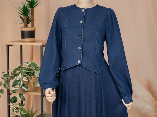 طقم جينز مسلمة