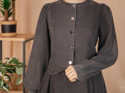 طقم جينز مسلمة